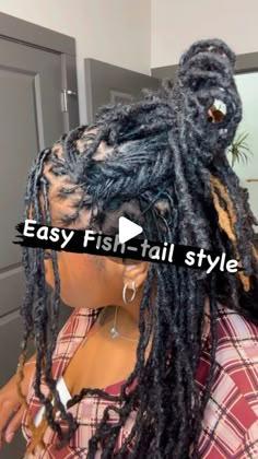 Ashley on Instagram: "Serious Question: Do y’all want the real time detailed version of my styles over on YouTube??? But listen,  there’s nothing like a good retwist 🙌🏾 courtesy of @laneystouch.hb. Y’all gonna try this or nah? I think it’s a cute! I hope everyone has an amazing week 💚💚 #locs #loccommunity #womenwithlocs #locstyles #locjourney" Mid Back Loc Styles, Locs Over Braids, Long Locs Updo Styles Black Women, Loc Styles No Retwist Long, Date Night Loc Styles, Loc Styles For Wedding Guest, Unique Loc Styles Long, Loc Styles For Black Women Long, Classy Loc Styles For Women