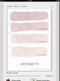 an image of some different shades of paint on the webpage for beauty products and cosmetics stores