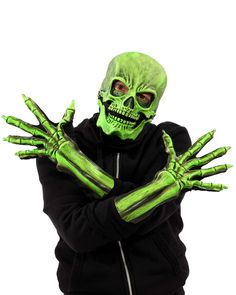 Eagle Mask, Vendetta Mask, Head Sock, Animal Halloween Costumes, Glowing In The Dark, Green Skull, Uv Black Light, Dark Images, Skull Mask