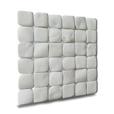 3D pebble tile mosaics are uniquely honed to recreate the timeless historic floorings used in Italy for centuries. The more traffic it receives the more timeless it appears. b.o. i Color: White | b.o.i Florida 12" x 12" Natural Stone Grid Pebble Mosaic Wall Tile 12.0 H x 12.0 W x 0.5 D in / brown in White | 12" W X 12" L | Wayfair Tile Mosaics, Pebble Tile, Pebble Mosaic, Tile Mosaic, Mosaic Wall Tiles, Mosaic Wall, Floor And Wall Tile, Floor Tile, Wall Tile