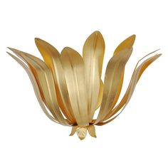 an image of a golden flower on white background