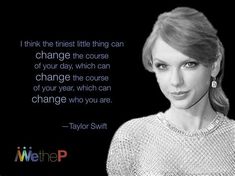 taylor swift quote about change and life