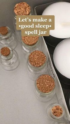 Good Sleep Spell, Sleep Spell Jar, Witchy Activities, Sleep Spell, Witch Rituals, Soya Mumu, Spell Jars