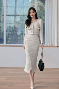 Áo Blu, Rok Outfit, Elegant Outfit Classy