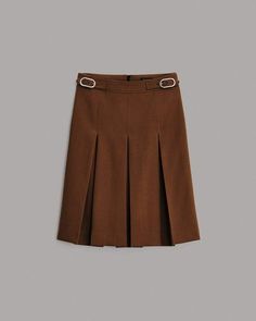 Crafted from a wool and cotton blend, this classic fit, vintage-inspired skirt is high waisted and features inverted box pleats. rag & bone Women's Wool Skirt | Camel Brown, 8 (also in 00,0,2,4,6,10,12). 20s Costume, Draped Midi Dresses, Crochet Mini Dress, Ribbed Midi Dress, Cotton Romper, Floral Maxi Skirt, Printed Maxi Skirts, Striped Midi Dress, Wool Skirt