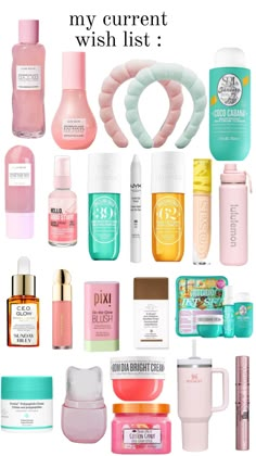 Cvs Skin Care Products, Preppy Wishlist, Truly Beauty, Dream Vanity, Preppy Makeup, Preppy Skincare, Wishlist Ideas, Makeup Bag Essentials, Sephora Skin Care