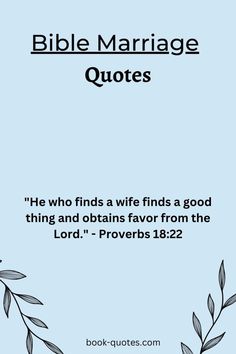 bible quote about marriage and love