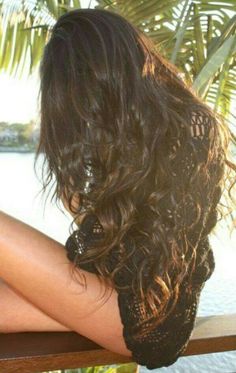 Rambut Brunette, Beach Hairstyles For Long Hair, Long Wavy Hair, Fit Ideas, Long Hairstyles, Beautiful Long Hair, Dream Hair, Beach Hair, Great Hair