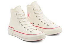 (WMNS) Converse Chuck 70 High 'Popped Color - Carmen Pink' 568800C-KICKS CREW Star Clothes, Teen Wolf Outfits, Cute Middle School Outfits, Middle School Outfit, Star Clothing, Shoes To Buy, Preppy Style Summer, Converse Chuck 70