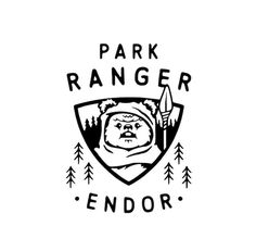 the logo for park ranger endor