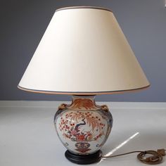 Vintage Asian Vase Lamp, 1970s | Chairish Asian Vase, Japanese Table, Asian Vases, Living Room Lamps, Room Lamps, Vase Lamp, Age Spots, Vintage Lamps, Lamps Living Room