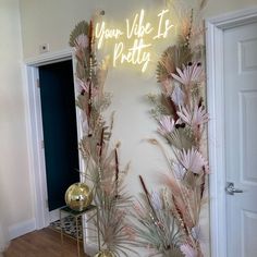 Your Vibe is Pretty Neon Sign Basement Salon, Exhibition Signage, Ambiguous Quotes, Business Decoration, Esthetician Room, Neon Box, Commercial Signs, Salon Suites, Drilling Tools