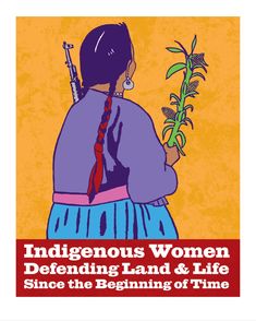 indigenous women defending land and life since the beginning of time book cover art by person