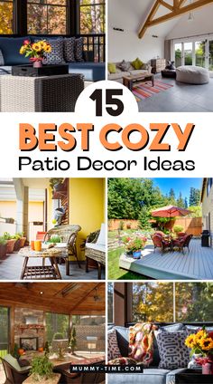 the top 15 best cozy patio decor ideas