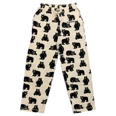 Papa Bear Alaska Men's PJ Pants Relaxed Fit Sleepwear With Pockets For Leisure, Cozy Cotton Sleepwear For Leisure, Casual Sleepwear With Pockets For Leisure, Casual Cotton Sweatpants For Pajama Party, Xmas Linocut, Friend Nails, Shifting Wardrobe, Mens Pajama, Boys Pjs