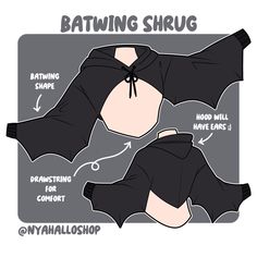 how to draw batwing shug