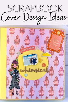 scrapbook covers Scrapbook Cover Design, Scrapbook Covers, Cute Scrapbook, Aesthetic Scrapbook, Pink Scrapbook, Diy Photo Book, Cute Scrapbooks, Mini Photo Albums