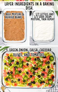 the steps to make an enchilada casserole recipe