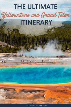 Combine Yellowstone and Grand Teton National Parks into a week-long action-packed road trip. Follow my detailed 7-day itinerary for my favorite sites, hikes, and attractions in these two incredible national parks. Yellowstone Itinerary, Yellowstone National Park Vacation, Yellowstone Vacation, Yellowstone Trip, Wyoming Travel, Camping Sites, Vacation Itinerary, National Park Vacation, National Park Road Trip