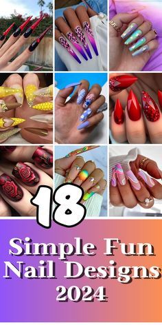 Nails For May 2024, Fun Spring Nails Design 2024, Bright Spring Nail Designs, Spring Nail Art 2024, May Nails Ideas 2024, Hot Nail Colors, Mother’s Day Nails, May Nail Colors, Bright Color Nails