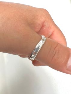 Size- 8,9,10,11,12 Available. Choose your size.. Metal- Sterling Silver. Pure .925 Silver The 3mm wavy band ring measures 3mm wide.. Made of High Quality Nickel Free 925 Sterling Silver. We have size 8,9,10,11,12 Available. You can wear this wave band as a thumb ring and It'll be very comfortable on your Thumb. Ring will be shipped in a Free jewelry box making it easy for you to surprise that special someone. Adjustable Silver Stackable Rings With Thick Band, Silver Thick Band For Everyday Wear, Silver Thick Band For Everyday, Minimalist Wavy Rings As A Gift, Minimalist Wavy Rings For Gift, Silver Wave Ring, Minimalist Sterling Silver Wavy Ring, Silver Rings Wave, Puzzle Rings