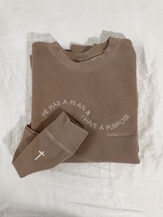 Embroidered Cross Wrist Upgrade - Adult – shop.wildblooms Jeremiah 29:11 Sweatshirt, Christian Tops For Women, Bible Verse Crewneck, Christian Embroidery Sweatshirt, Social Worker Sweatshirt, Aesthetic Embroidered Sweatshirt, Christian Sweaters For Women, He Has A Plan And I Have A Purpose, Aesthetic Christian Shirts