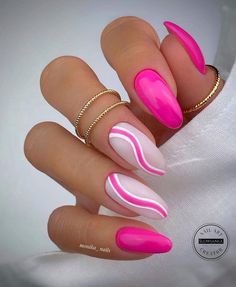 Pretty Nail Art Designs, Almond Nails Designs, Almond Acrylic Nails, Nails Polish, Dipped Nails, Cool Nail Designs