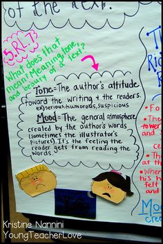 a bulletin board with writing on it that says, what does the author say?