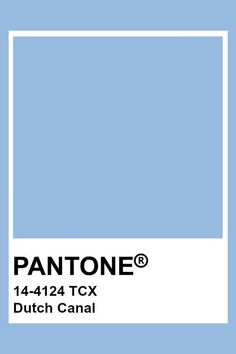 the pantone color is light blue