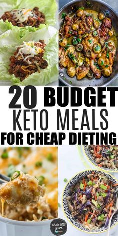 Easy Keto Meals that are Simple & Cheap Keto Meals On A Budget, Budget Keto, Cheap Keto Meals, Diet On A Budget, 1200 Calorie Diet Meal Plans, Cheap Keto, Meals On A Budget, Keto On A Budget, Keto Dinner Recipes