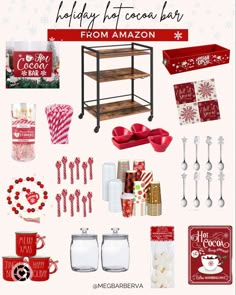 the holiday hot cocoa bar from amazon is now available for pre - order and shipping