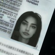 Perfect Id Photo, Passport Aesthetic Photo, Aesthetic Passport Pictures, Passport Photo Aesthetic, Passport Picture, Id Picture