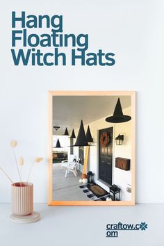 Hang Floating Witch Hats Floating Witch Hats, Floating Witch, Witch Hats, Witch Hat, Halloween Decorations