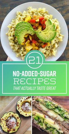 You don't need to add sugar to make a meal taste good! Sugar Detox Recipes, Detox Meal Plan, Sugar Recipes, Sugar Free Diet, No Sugar Diet, Healthy Detox, Diet Vegetarian, Sugar Detox, No Sugar Foods