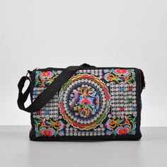 Antique Double-sided Embroidery Crossbody Bag Small Bag Crossbody Bag Women's Canvas Shoulder Bag Multicolor Floral Embroidered Shoulder Bag, Multicolor Embroidered Pouch Shoulder Bag For Travel, Multicolor Embroidery Bags With Adjustable Strap For Daily Use, Rectangular Bag With Multicolor Embroidery And Adjustable Strap, Rectangular Bags With Multicolor Embroidery And Adjustable Strap, Multicolor Embroidered Rectangular Bags With Adjustable Strap, Floral Embroidered Shoulder Bag For Travel, Multicolor Floral Embroidered Pouch Shoulder Bag, Multicolor Floral Embroidery Pouch Shoulder Bag