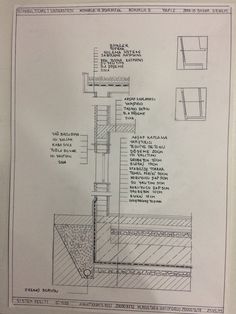 an architectural drawing showing the steps and floor plans for a house in which there are no stairs