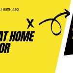 a yellow poster with scissors and the words what home decor is this? on it