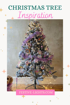 christmas tree with pink decoration Decoration For Christmas, Cosy Christmas, Christmas Tree Inspiration