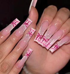 Gal Nails, Paznokcie Hello Kitty, Tapered Square Nails, Acrylic Toes, Press On, Aesthetic Nails, Colored Acrylic