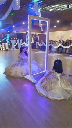 Mirror dances always manage to bring tears to my eyes 🥹 #quinceañera #sweet16  #xvaños #viralvideo 15 Quinceanera Dances, Quinsañera Decorations, Victorian Theme Quinceanera, Formal Sweet 16, Quinceanera Dance Floor, Double Quinceanera, Quinceanera Set Up, Photo Booth For Quinceanera, Quinceanera Ceremony