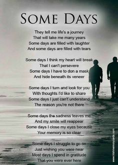 some days poem with two people walking on the beach