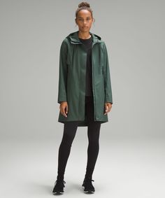 Rain Rebel Jacket | Women's Coats & Jackets | lululemon Shake Off, Lululemon Define Jacket, Lululemon Jacket, Loose Knit Sweaters, Functional Fashion, Rain Gear, Raincoats For Women, Wet Weather, Color Block Sweater