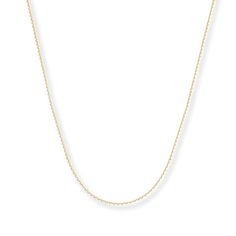 This classic cable chain necklace for her is styled in 14K yellow gold. The 16-inch necklace secures with a spring ring clasp. Baguette Diamond Necklace, Baguette Necklace, 20 Inch Necklace, Dainty Diamond Necklace, Jewelry Education, Jewelry Advice, 16 Inch Necklace, Cable Chain Necklace, Diamond Necklace Set