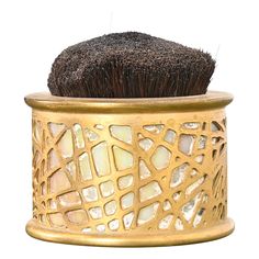 a close up of a brush in a holder