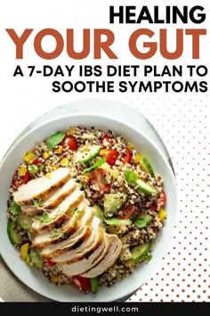 Tired of IBS symptoms? Follow my 7-Day IBS Diet Plan for Digestive Relief and take control of your gut health. Say hello to comfort and goodbye to discomfort! #IBSDiet #DigestiveRelief #IBSSupport Ibs Friendly Meals, Ibs Meal Plan, Ibs Meals, Fodmap Diet Food Lists, Ibs Diet Recipes, Ibs Diet Plan, Fodmap Food List, Healthy Gut Diet, Help With Inflammation