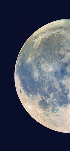 an image of the moon taken from space