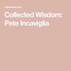 the words collected wisdom pet incavilia written in white on a pink background