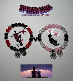 To hear this song for the first time again, 😫😫🕷️🕸️🩷🖤❤️ thoughts? • • • • • • • • #bracelets #gwenstacy #gwenandmiles #braceletoftheday #jewelry #milesandgwen #explore #instagood #explorepage+ #viral #marvel #marvelcomics #marvelstudios #spidergirl #spidergwen #spiderboy #superhero #villians #spiderverse #spidermanintothespiderverse #spidermanacrossthespiderverse #matching #friendshipbracelets #originalart #beads #disneyplus #movies #disney #milesmorales #miles Friendship Things, Christmas Jewelry Diy, Bracelet Inspiration, Hype Clothing, Movies Disney, Spider Girl, Gwen Stacy