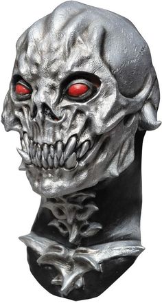 Halloween Costume Mask, Horror Masks, Scary Mask, Head Mask, Party Mode, Skull Artwork, Skull Mask, Red Skull, Costume Mask