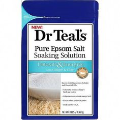 dr teal's pure epsom salt soaking solution